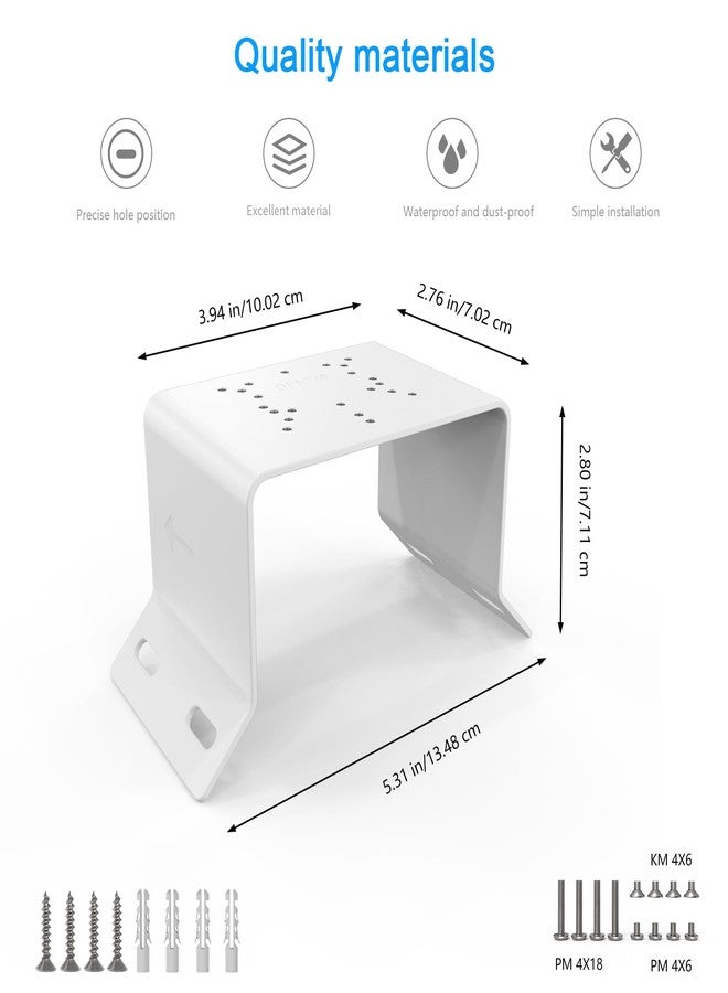 HOLACA Outside Wall Corner Mount for Cinnado B6 2K/3MP Solar Security Cameras Wireless Outdoor - Image 2